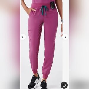 FIGS scrub pants Zamora bright fuschia/magenta